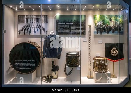 Das Gewehre Museum (Royal Green Jackets) in Winchester, Hampshire, England, Großbritannien. Stockfoto