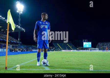 r18during die Serie Ein Spiel zwischen Empoli und Roma im Stadio Carlo Castellani, Empoli, Italien am 12. September 2022. Foto von Giuseppe Maffia. Stockfoto