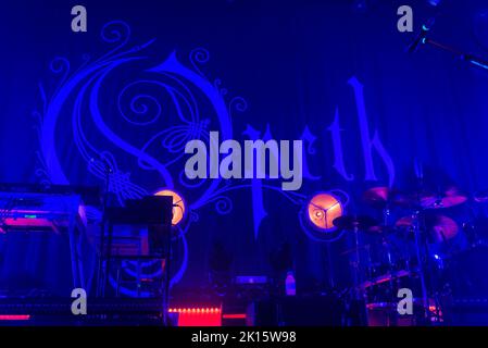 Riga, Lettland. 15. September 2022. Die schwedische Band OPETH tritt im Palladium Riga auf. Kredit: Gints Ivuskans/Alamy Live Nachrichten Stockfoto