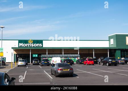 Morrisons Supermarkt Stockfoto