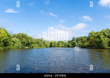 Mill Teichpark in Richmond Hill, Ontario, Kanada Stockfoto