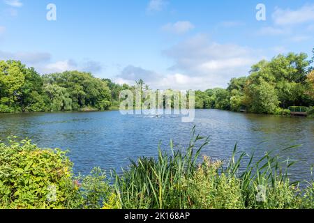 Mill Teichpark in Richmond Hill, Ontario, Kanada Stockfoto