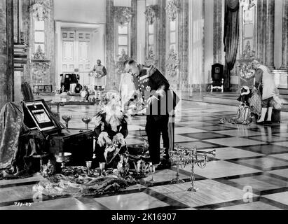 Jeanette MacDonald, George Barbier, am Set des Films, „Merry Widow, MGM, 1934 Stockfoto