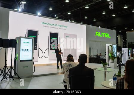 14. August 2022, Detroit, Michigan, USA: AUTEL zeigt ihr aktuelles auf der Detroit Auto Show 2022 (Foto: © Alexis Doty/ZUMA Press Wire) Stockfoto