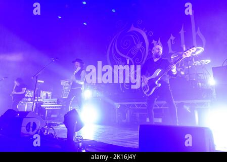 Riga, Lettland. 15. September 2022. Die schwedische Band OPETH tritt im Palladium Riga auf. Kredit: Gints Ivuskans/Alamy Live Nachrichten Stockfoto