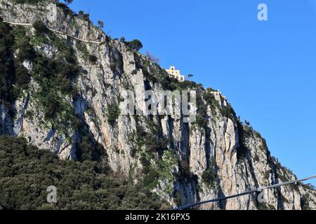 Capri - Scorcio dell'Hotel San Michele da Via Palazzo a Mare Stockfoto