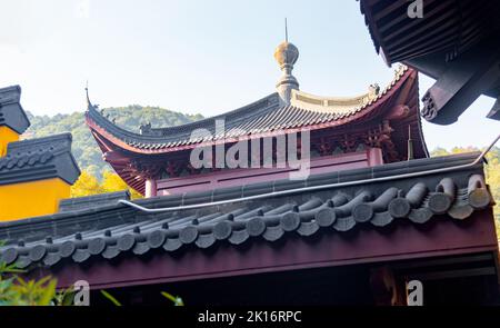 Yongfu Chan Tempel, Feilaifeng, Hangzhou, Provinz Zhejiang, China Stockfoto