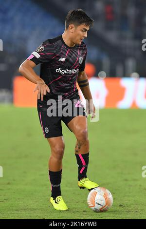 Rom, Italien. 15. September 2022. Paulo Dybala von AS Roma während des UEFA Europa League-Spiels AS Roma gegen HJK Helsinki im Olimpico-Stadion in Rom, Italien, 15.. September 2022. Allshotlive/Sipausa Credit: SIPA USA/Alamy Live News Stockfoto