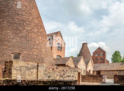 Das Coalport China Museum, eines der Ironbridge Gorge Museen in Coalport innerhalb der Ironbridge Gorge, England Stockfoto