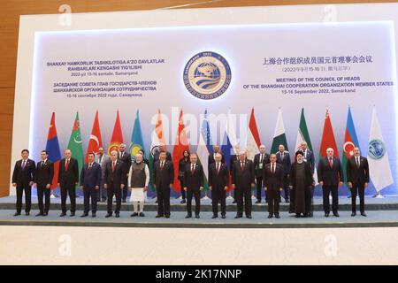 Samarkand, Usbekistan. 16. September 2022. Kredit: ZUMA Press, Inc./Alamy Live Nachrichten Stockfoto