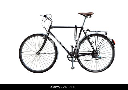Schönes Fahrrad isoliert auf weißem Hintergrund Stockfoto