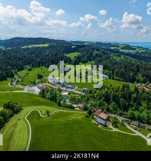 Scheidegg in Westallgäu von oben Stockfoto