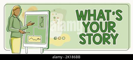 Konzeptionelle Darstellung Know Your Customer. Internet-Konzept jemand fragen Erzählen Sie mir über sich selbst Erfahrung teilen Stockfoto