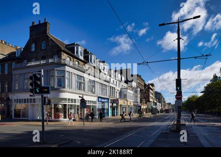 Edinburgh Schottland, Großbritannien 16. September 2022. Allgemeine Ansichten der Princes Street. Credit sst/alamy live News Stockfoto