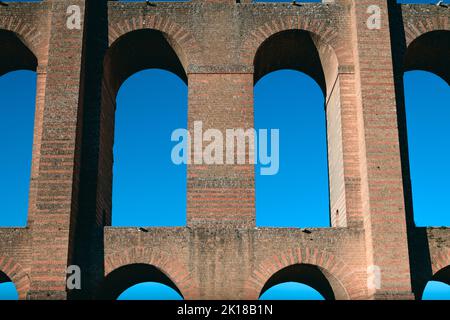 Roman Caroline Aqueduct, Caserta, Italien Stockfoto