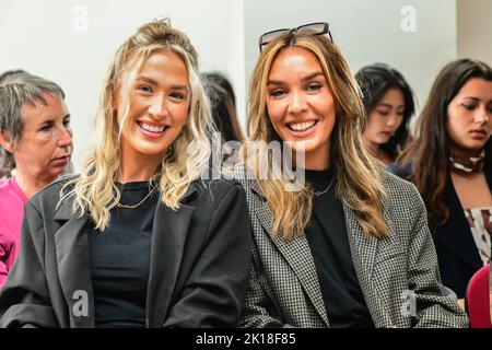 London, Großbritannien. 16. September 2022. SOHUMAN - LFW SE23 im Scepter Court, Tower Hill, London, Großbritannien. - 16. September 2022. Quelle: Siehe Li/Picture Capital/Alamy Live News Stockfoto