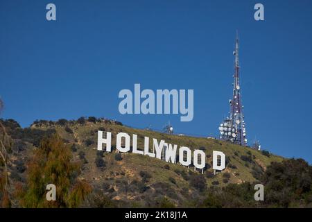 Hollywood-Schild Stockfoto