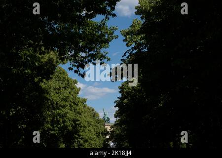 Vom Tiergarten aus gesehen. Berlin. Deutschland Stockfoto