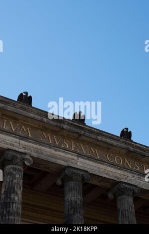 Das Alte Museum ist Teil des UNESCO-Weltkulturerbes. Erbaut von 1825 bis 1830 im Auftrag von König Friedrich Wilhelm III. Von Preußen Stockfoto