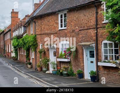 Ferienhäuser in Tenbury Wells, Worcestershire Stockfoto