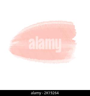 Weicher rosa Aquarell Textur Hintergrund. Stock Vektor