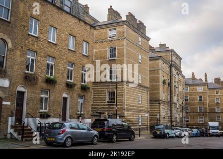 Peabody Trust Clerkenwell Estate sozialer Wohnungsbau, London, England, Großbritannien Stockfoto