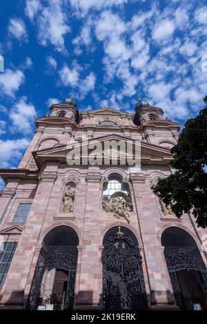 Die barocke Mannheimer Jesuitenkirche, Mannheim, Deutschland Stockfoto