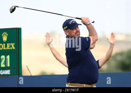 Rom, Italien. 16. Sep, 2022. Während der DS Automobiles 79. Italyan Golf Open im Marco Simone Golf Club am 16. September 2022 in Rom Italien Quelle: Live Media Publishing Group/Alamy Live News Stockfoto