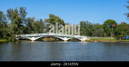 Toronto Islands Park Center Island Bridge. Toronto, Ontario, Kanada. Stockfoto