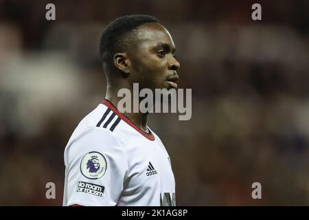 Nottingham, Großbritannien. 16. September 2022. Neeskens Kebano #7 von Fulham während des Premier League-Spiels Nottingham Forest gegen Fulham im City Ground, Nottingham, Großbritannien, 16.. September 2022 (Foto von Gareth Evans/News Images) in Nottingham, Großbritannien am 9/16/2022. (Foto von Gareth Evans/News Images/Sipa USA) Quelle: SIPA USA/Alamy Live News Stockfoto