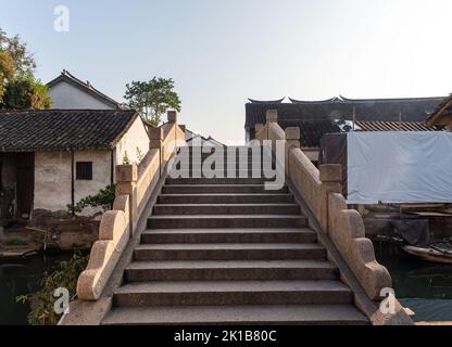 Alte Stadt Zhouzhuang, Suzhou, China Stockfoto