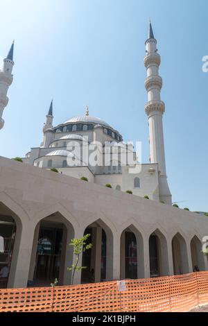 Große Moschee von Tirana in Albanien. Stockfoto