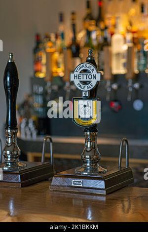 Gastro Pub The Angel in Hetton in Yorkshire, Großbritannien Stockfoto