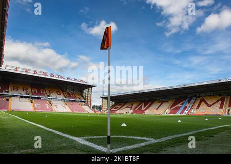 The University of Bradford Stadium, Bradford, England - 17.. September 2022 Blick auf den Platz - vor dem Spiel Bradford City gegen Stevenage, Sky Bet League Two, 2022/23, The University of Bradford Stadium, Bradford, England - 17.. September 2022 Credit: Arthur Haigh/WhiteRoseFotos/Alamy Live News Stockfoto