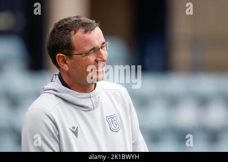 Dundee, Großbritannien. 17. September 2022. 17.. September 2022; Dens Park, Dundee, Schottland: Scottish Championship Football, Dundee versus Inverness Caledonian Thistle; Dundee-Manager Gary Bowyer Credit: Action Plus Sports Images/Alamy Live News Stockfoto