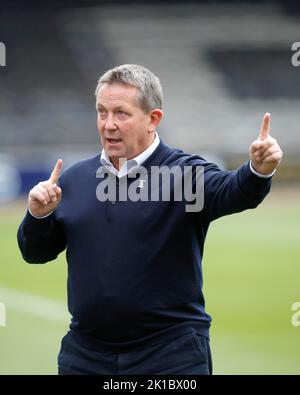 Dundee, Großbritannien. 17. September 2022. 17.. September 2022; Dens Park, Dundee, Schottland: Scottish Championship Football, Dundee versus Inverness Caledonian Thistle; Inverness Caledonian Thistle Manager Billy Dodds Credit: Action Plus Sports Images/Alamy Live News Stockfoto