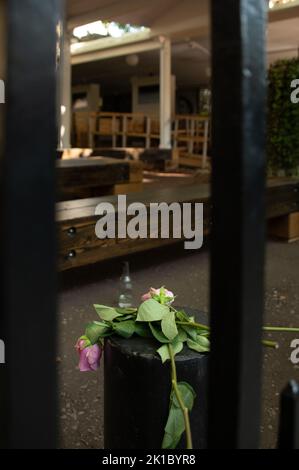 London, Großbritannien, 17.. September 2022. Rosa Rosen zollen der Königin im Buckingam Palace Tribut. Cristina Massei/Alamy Live News Stockfoto