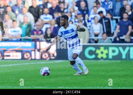 London, Großbritannien. 17. September 2022. Kenneth Paal von QPR beim Sky Bet Championship-Spiel zwischen den Queens Park Rangers und Stoke City am Samstag, dem 17.. September 2022, im Loftus Road Stadium in London. (Kredit: Ian Randall | MI News) Kredit: MI News & Sport /Alamy Live News Stockfoto