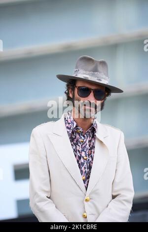 17. September 2022, Madrid, Madrid, Spanien: Leiva nahm am 17. September 2022 am San Sebastian International Film Festival 70. im Kursaal Palace in Donostia / San Sebastian, Spanien, Teil (Bildquelle: © Jack Abuin/ZUMA Press Wire) Stockfoto