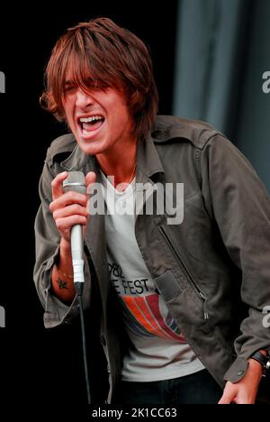 Paolo Nutini, V2007, Hylands Park, Chelmsford, Essex, Großbritannien - 18. August 2007 Stockfoto