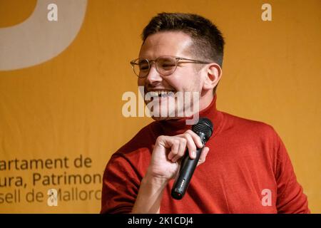 Sebastia Portell, narrativa dels 70 , Casa Museu Llorenç Villalonga , Binissalem, Mallorca, Balearen, Spanien. Stockfoto