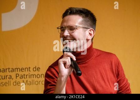 Sebastia Portell, narrativa dels 70 , Casa Museu Llorenç Villalonga , Binissalem, Mallorca, Balearen, Spanien. Stockfoto