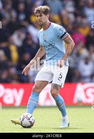 Wolverhampton, Großbritannien. 17.. September 2022. John Stones von Manchester City während des Premier League-Spiels in Molineux, Wolverhampton. Bildnachweis sollte lauten: Darren Staples / Sportimage Credit: Sportimage/Alamy Live News Stockfoto