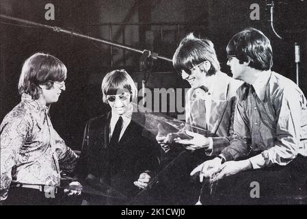 EMI CD-Booklet - The Beatles - Past Masters Band zwei. Stockfoto