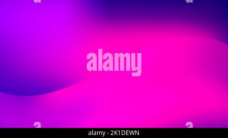 Abstrakte glatt Fantasy Motion verschwommen Wave rosa Licht trail auf blauem Hintergrund. Vector Illustration Stockfoto