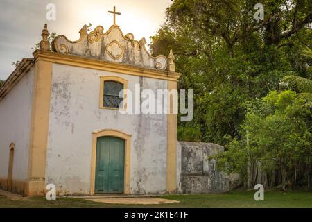 Alte Kirche der Muttergottes, in Porto Seguro, im Nordosten Brasiliens Stockfoto