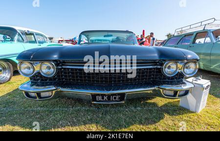 Cadillac Black 1960 DeVille Hardtop Coupé Stockfoto