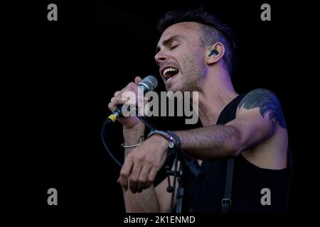 ASAF AVIDAN SZIGET Festival, Budapest, UNGARN , 11/08/2015 Florent 'MrCrash' B. Stockfoto