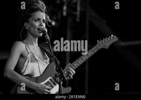 ASAF AVIDAN SZIGET Festival, Budapest, UNGARN , 11/08/2015 Florent 'MrCrash' B. Stockfoto