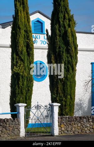 Otangaki Freimaurerlogengebäude, Ashurst, Manawatu, Nordinsel, Neuseeland Stockfoto